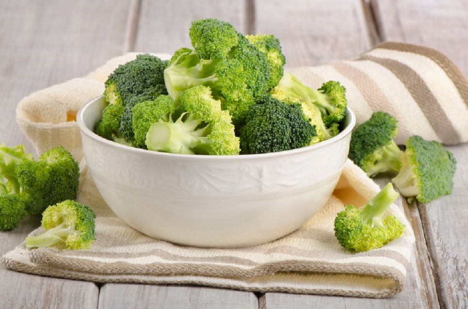 a bowl of broccoli