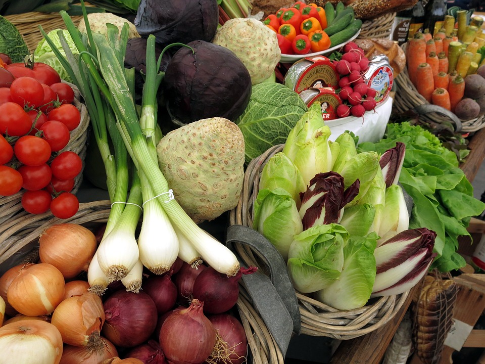 a gathering of vegetables